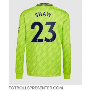 Manchester United Luke Shaw #23 Tredje Matchtröja 2022-23 Långärmad